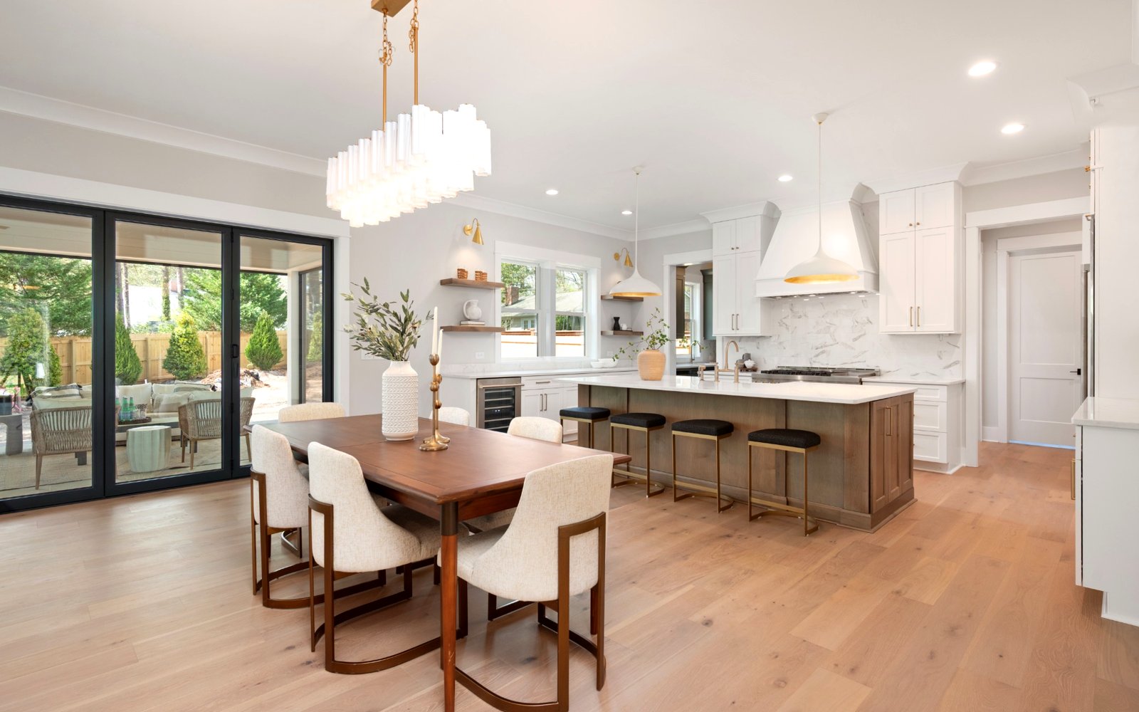 Luxury custom kitchen interior